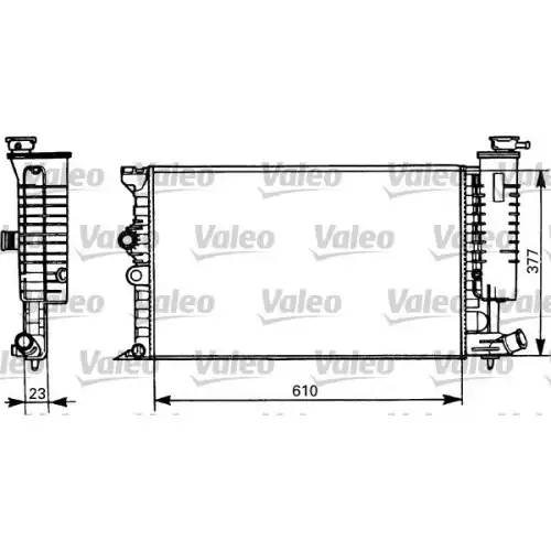 VALEO Motor Su Radyatörü 731298