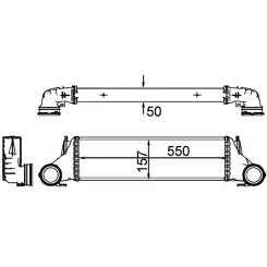 MAHLE Turbo İntercool radyatörü CI361000P