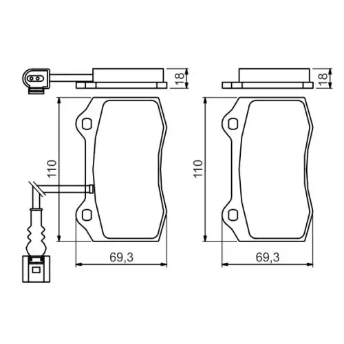 BOSCH Ön Fren Balatası Tk 0986494367