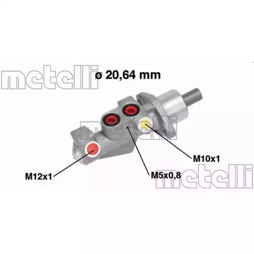 METELLI Fren Ana Merkezı Alüminyum 20.64Mm 05-0750