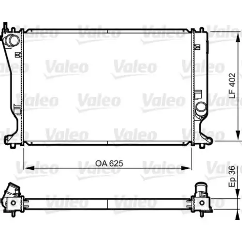 VALEO Motor Su Radyatörü 735573