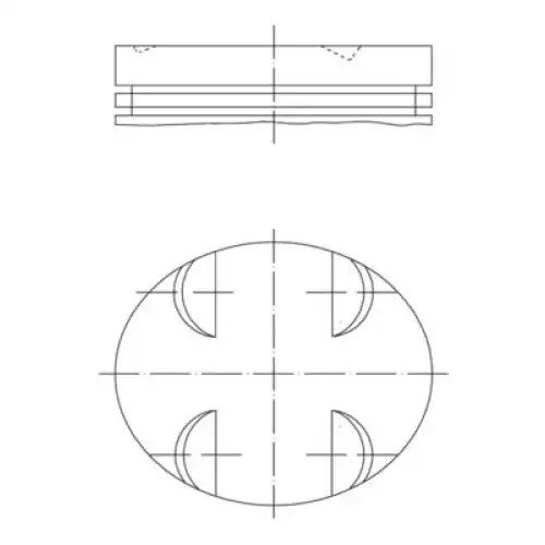 MAHLE Piston+Segman 92.90mm 005 24 00