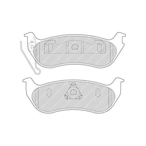 FERODO Arka Fren Balatası Tk FDB1660