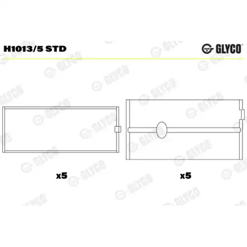 GLYCO ANA YATAK STD H1013/5 STD