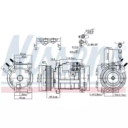 NISSENS Klima Kompresörü 890152