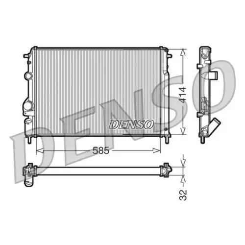 DENSO Radyatör Su Klimalı Mekanik DRM23110