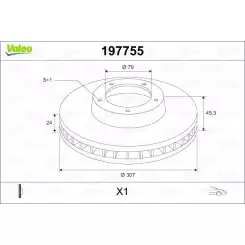 VALEO Ön Fren Diski Takım 197755