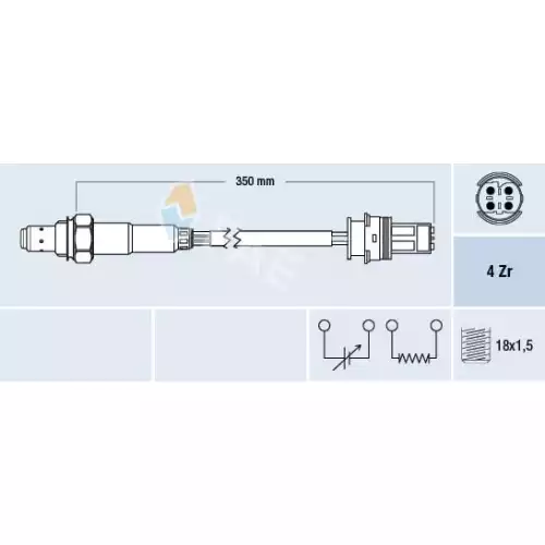 FAE Lamda Oksijen Sensörü FAE 77243