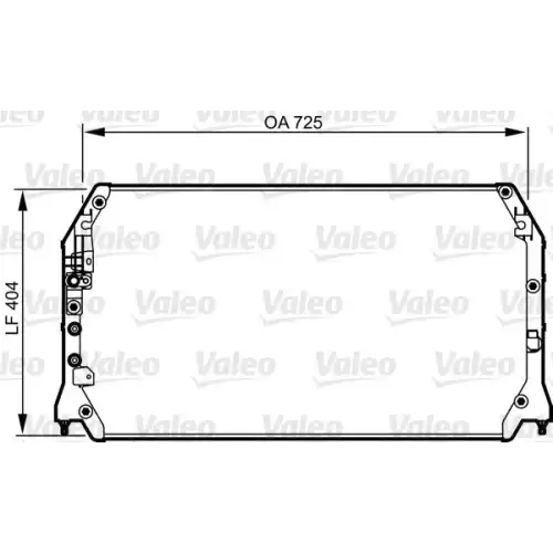 VALEO Klima Radyatörü Kondenser 814247