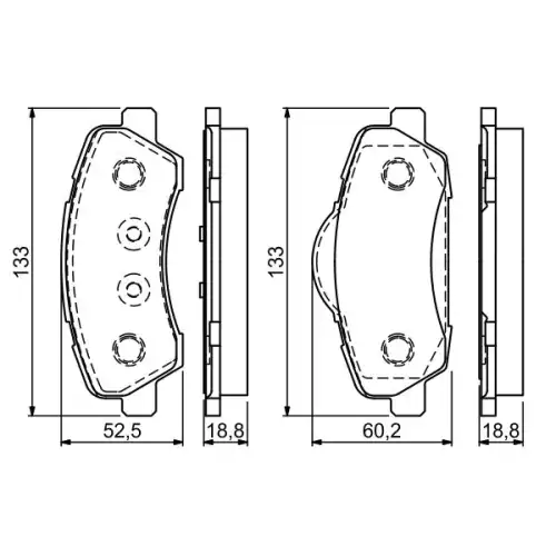 BOSCH Ön Fren Balatası Tk 0986494713