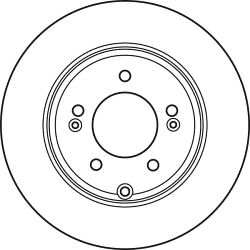TRW Arka Fren Diski Düz DF4980