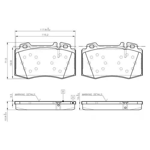 BOSCH Ön Fren Balatası 0986TB2958