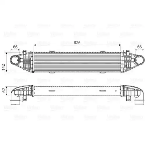 VALEO Turbo İntercool Radyatörü 818617