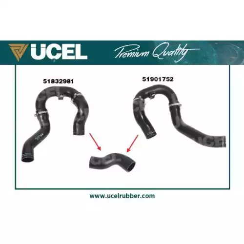 UCEL Turbo Hortumu Küçük Metal Parça Hariç 35655