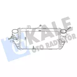 KALE Turbo Radyatörü Intercooler 344950