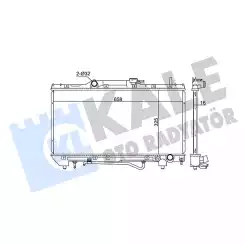 KALE Motor Su Radyatörü 342165