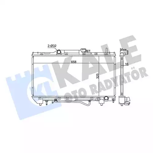 KALE Motor Su Radyatörü 342165