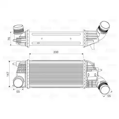 VALEO Turbo İntercool radyatörü 818620