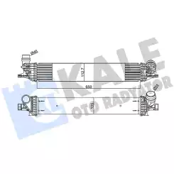 KALE Turbo Radyatörü İntercooler 348200