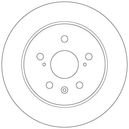 TRW Arka Fren Diski Düz 278.5.mm DF6178