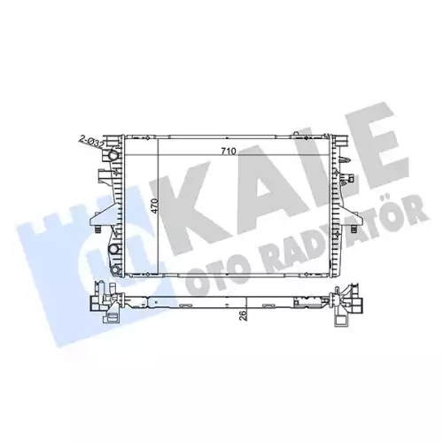 KALE Motor Su Radyatörü 354100