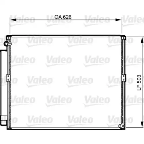 VALEO Klima Radyatörü Kondenser 814236