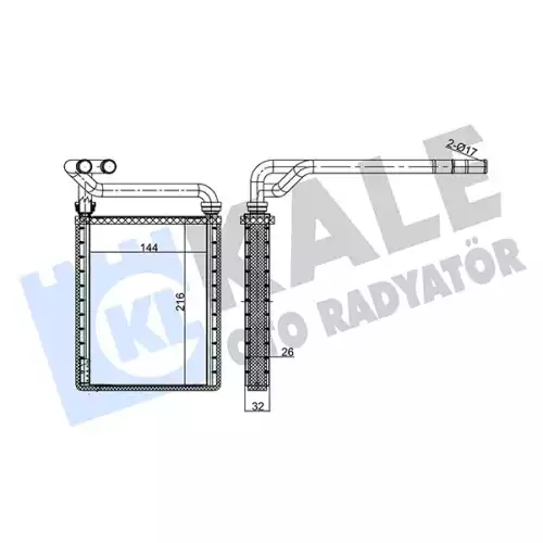 KALE Kalorifer Radyatörü Brazing 347135