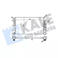 KALE Motor Su Radyatörü 373900