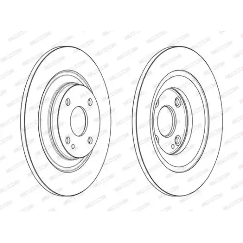 FERODO Arka Fren Diski 276Mm DDF2593C