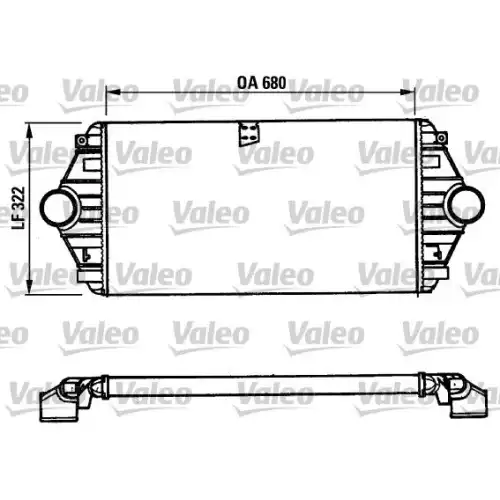 VALEO Turbo Radyatörü İntercooler 816851