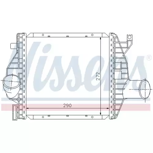 NISSENS Turbo İntercool Radyatörü 96843