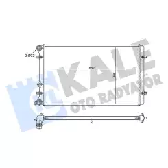 KALE Motor Su Radyatörü 650X414 366400