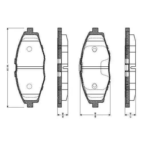 BOSCH Ön Fren Balatası Tk 0986TB2342