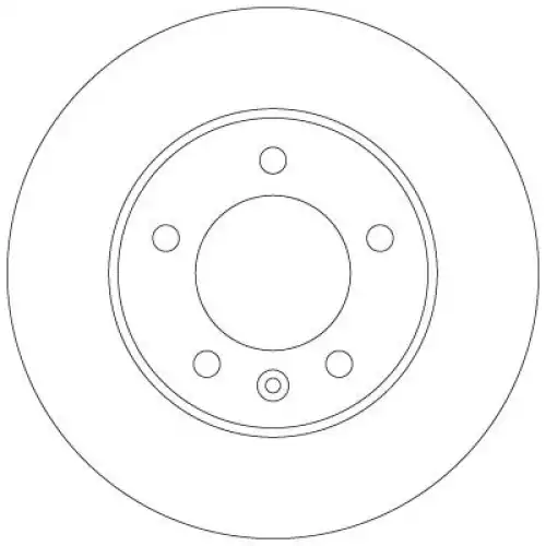 TRW Arka Fren Diski Düz DF6120