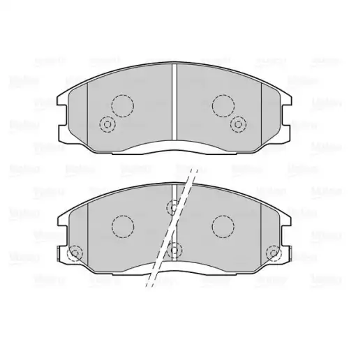 VALEO Ön Fren Balatası Tk 670086