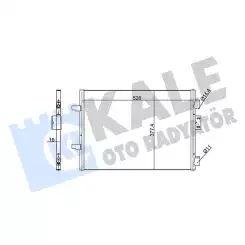 KALE Klima Radyatörü Kondanser 342835
