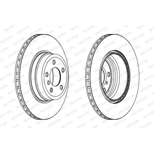 FERODO Arka Fren Diski DDF1716C1