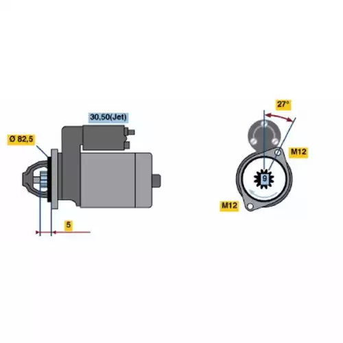 BOSCH Marş Motoru 0001125053