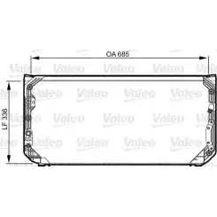 VALEO Klima Radyatörü Kondenser 814248