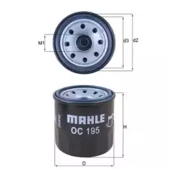 MAHLE Yağ Filtre OC195