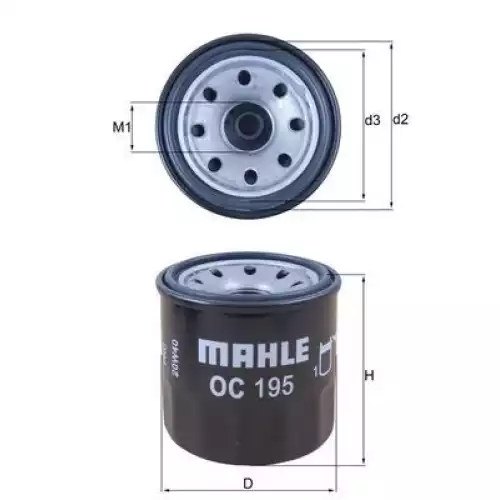 MAHLE Yağ Filtre OC195