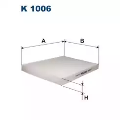 FILTRON Polen Filtre K1006