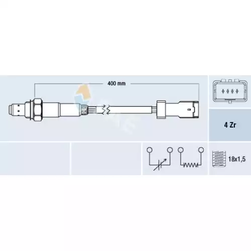 FAE Lambda Oksijen Sensörü FAE 77590