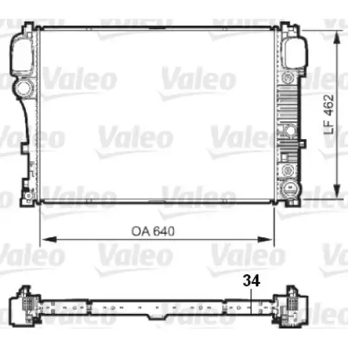 VALEO Motor Su Radyatörü 735298