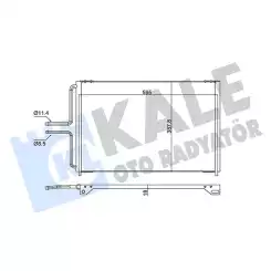 KALE Klima Radyatörü Kondanser 345570