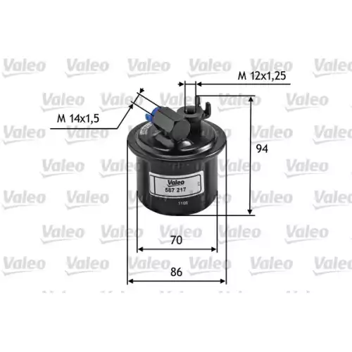 VALEO Yakıt Filtre Benzin 587217