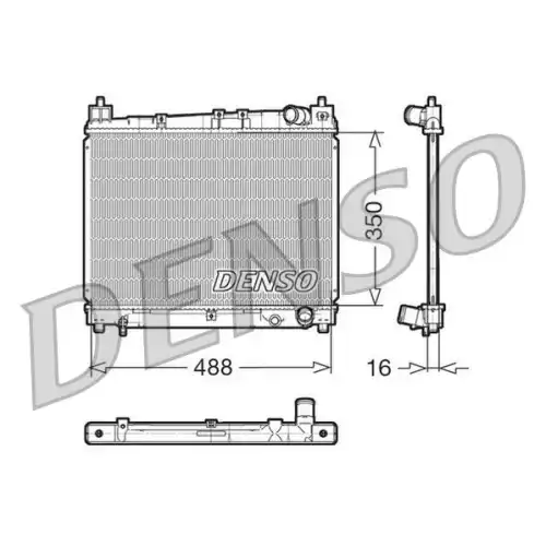 DENSO Motor Su Radyatörü Manuel DRM50006