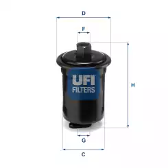 UFI Benzin Filtre 31.712.00