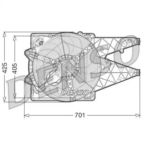 DENSO Fan Motoru DER09100