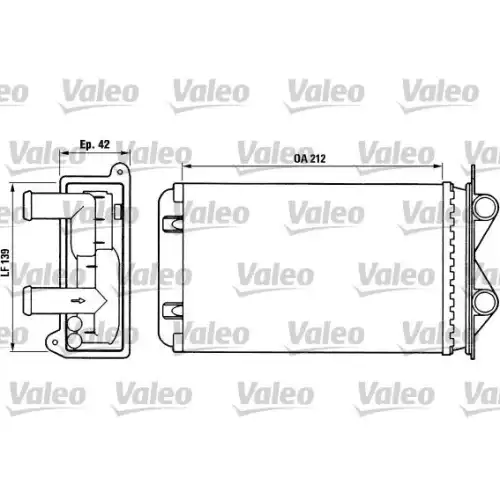 VALEO Kalorifer Radyatörü Klimasız 812013